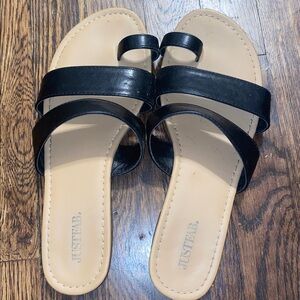 JustFab Beach Bum Sandals Size 8.5